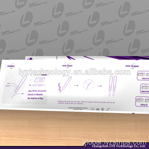 Ovulation Rapid Test Kit LYZ women rapid urine hcg pregnancy test kit Manufactory